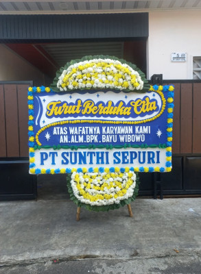 Papan Bunga Duka di Talang Muandau
