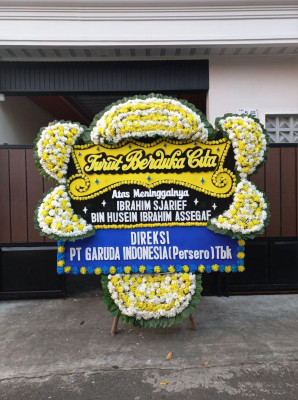 Papan Bunga Duka di Talang Muandau