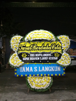 Papan Bunga Duka di Talang Muandau